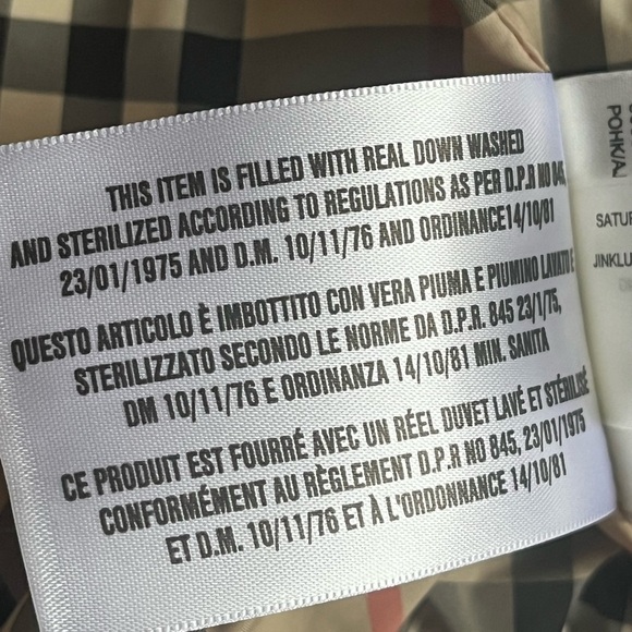 Burberry Landry padded jacket with down filling and hood, NEW - Picture 9 of 17